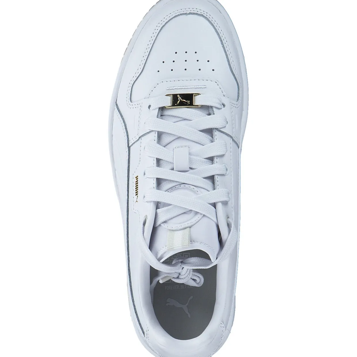 Puma Carina Street 397487, Schnürschuhe, Damen, PUMA White-PUMA White-PUMA Gol