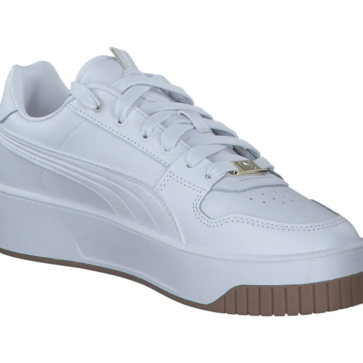 Puma Carina Street 397487, Schnürschuhe, Damen, PUMA White-PUMA White-PUMA Gol