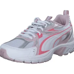 Puma Milenio Tech 392322, Schnürschuhe, Damen, PUMA WHITE-MAGIC ROSE-ROSE MAU