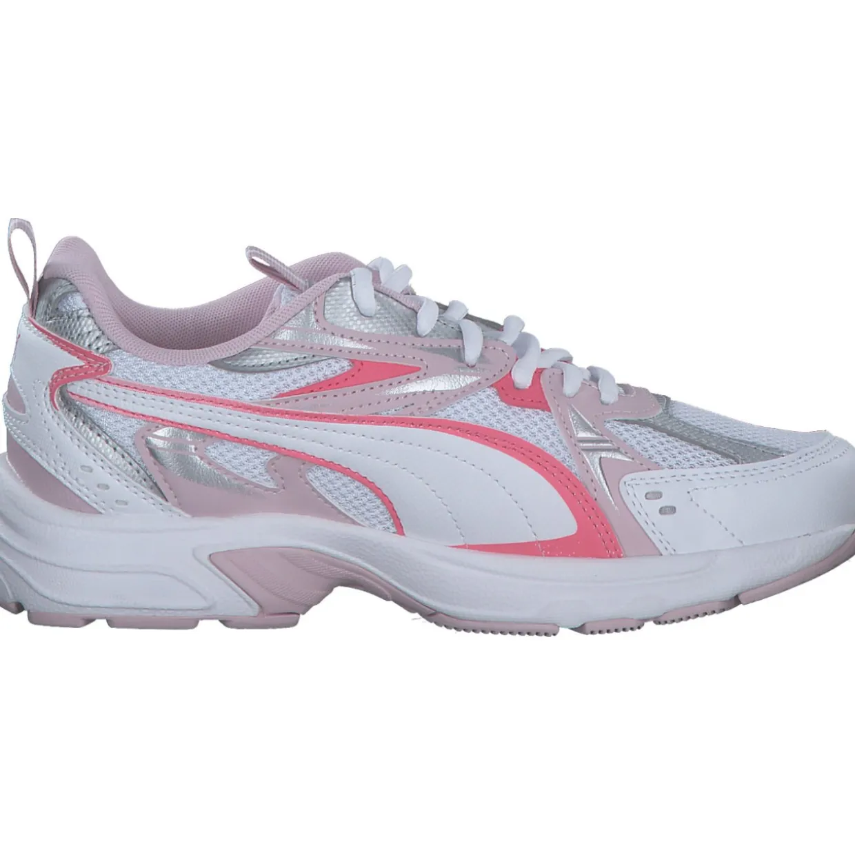 Puma Milenio Tech 392322, Schnürschuhe, Damen, PUMA WHITE-MAGIC ROSE-ROSE MAU