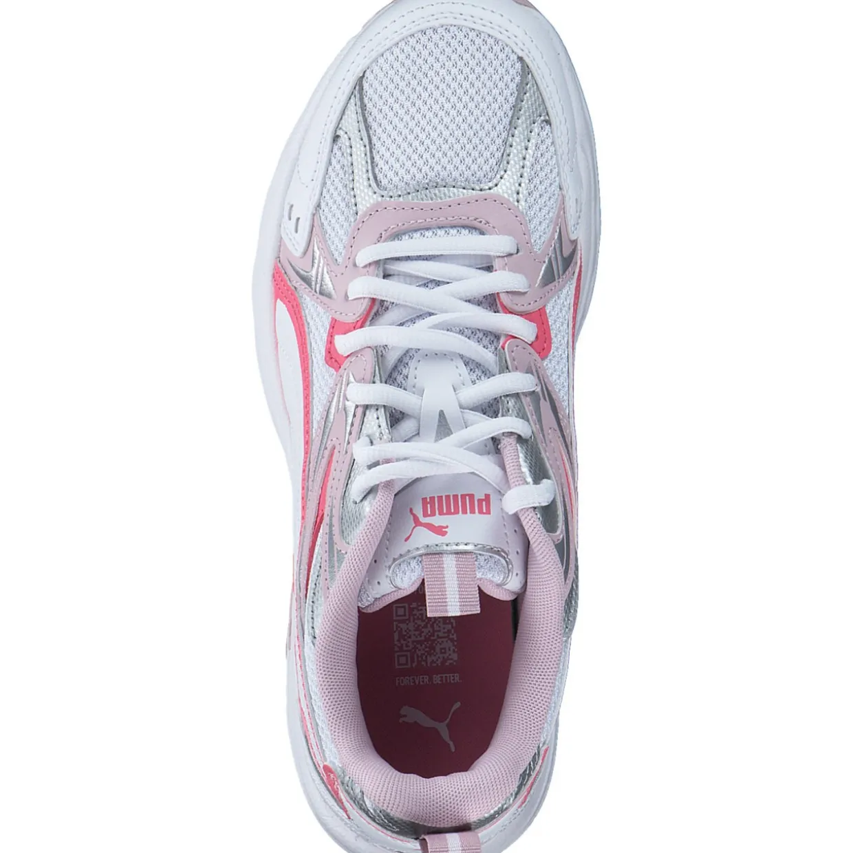Puma Milenio Tech 392322, Schnürschuhe, Damen, PUMA WHITE-MAGIC ROSE-ROSE MAU