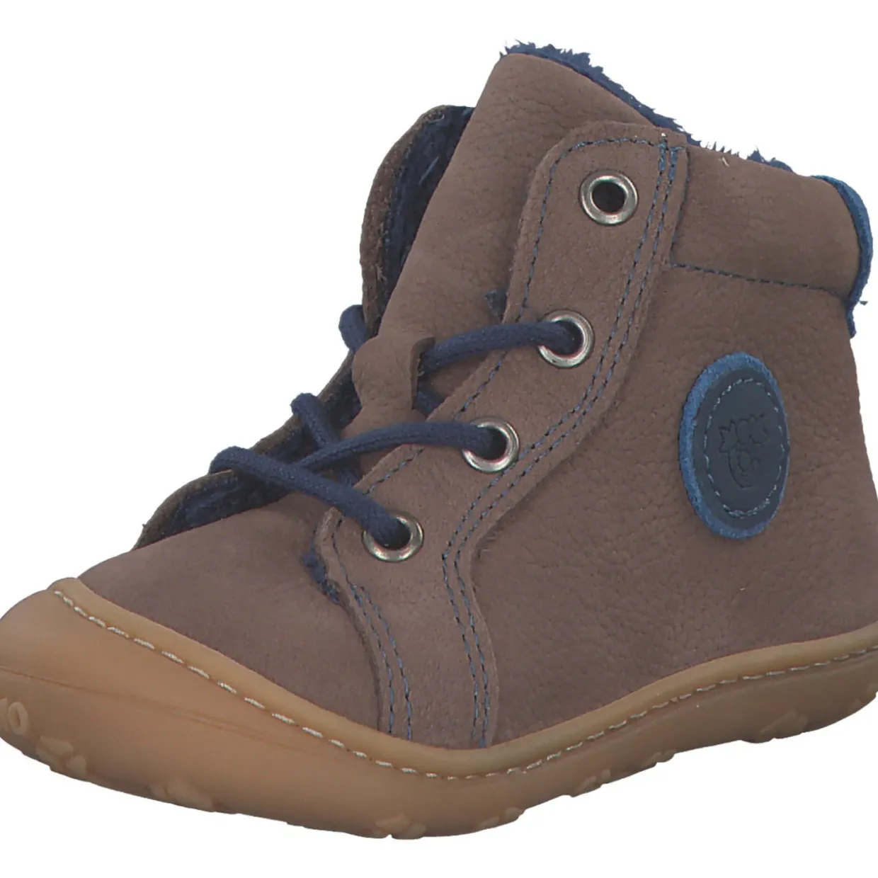 Ricosta Pepino 50 1202402 GEORGIE, Lauflernschuhe, Kinder, schoko/blau