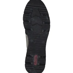Rieker N6352, Stiefeletten, Damen, Schwarz/Weiss