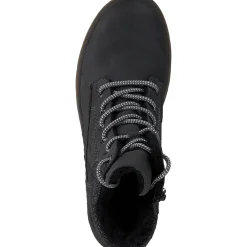 Rieker Y7424-45, Schnürstiefel, Damen, anthrazit/grau