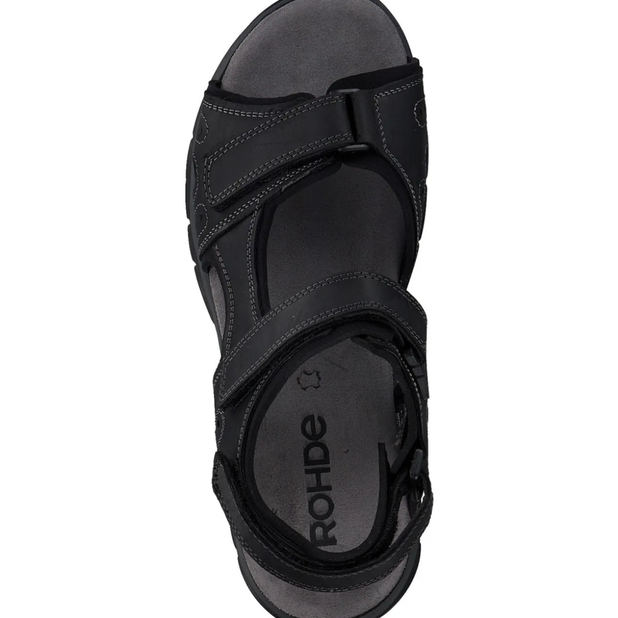 Rohde 5950, Sandaletten, Herren, Schwarz