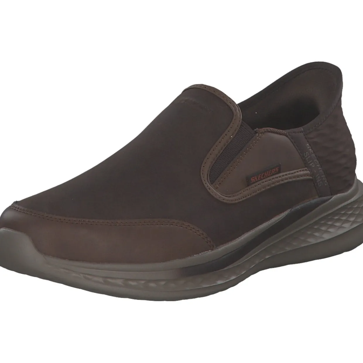 Skechers 205237 CDB Slade slip ins, Sportliche Slipper, Herren, dark brown