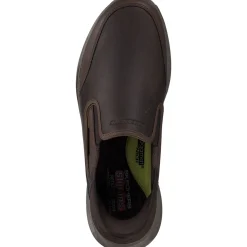 Skechers 205237 CDB Slade slip ins, Sportliche Slipper, Herren, dark brown