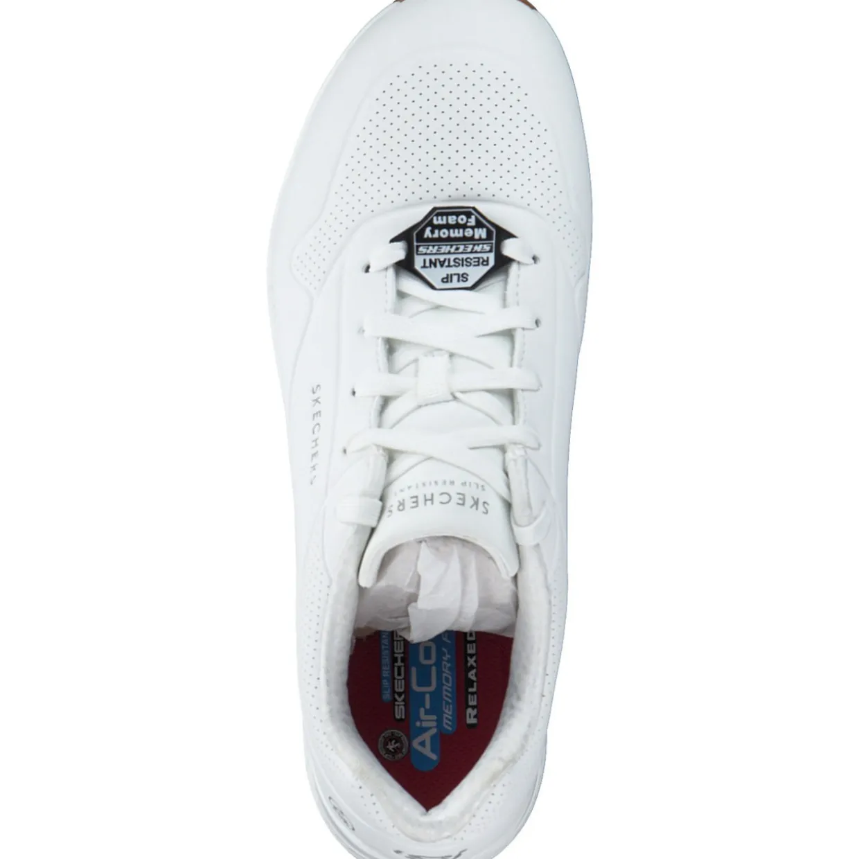 Skechers 108021EC, Sneakers Low, Damen, WEIß