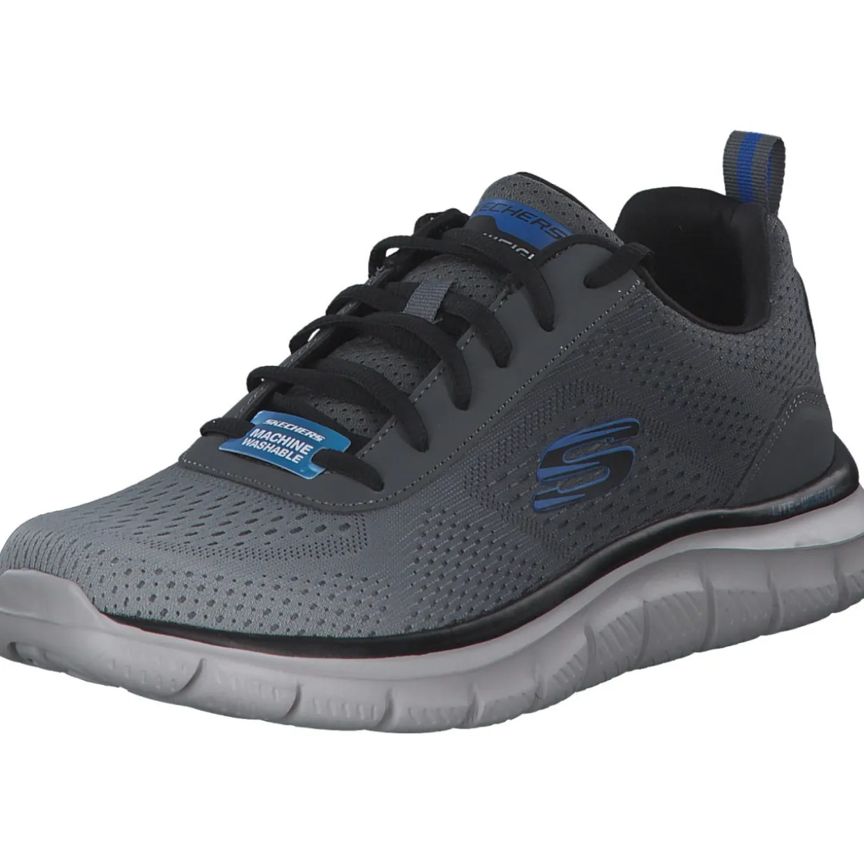 Skechers 232399, Sneakers Low, Herren, Grau/Blau