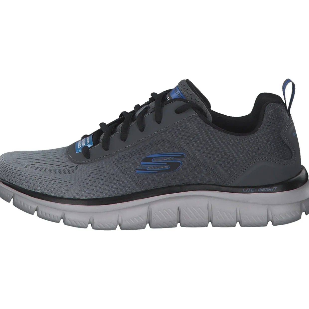 Skechers 232399, Sneakers Low, Herren, Grau/Blau