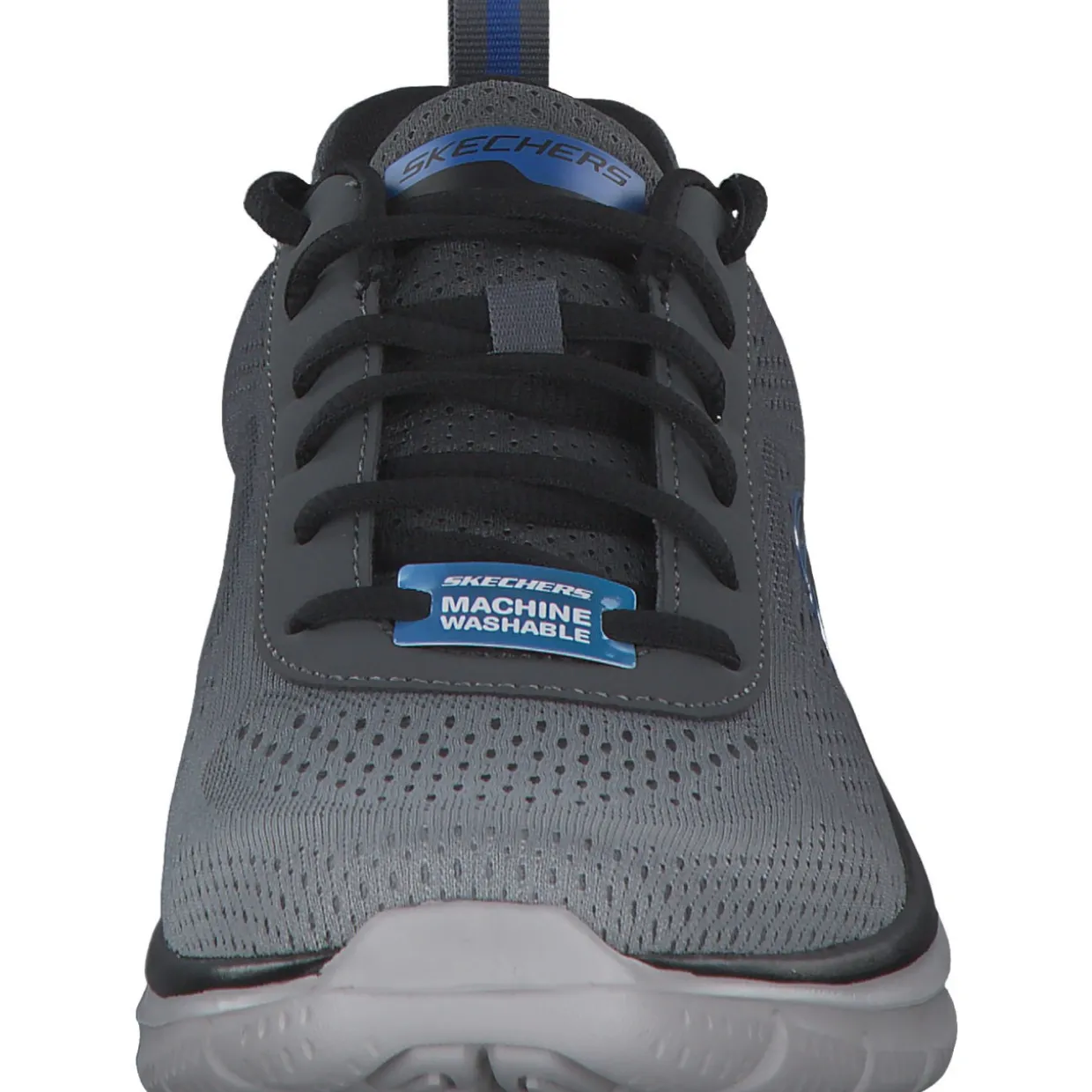 Skechers 232399, Sneakers Low, Herren, Grau/Blau