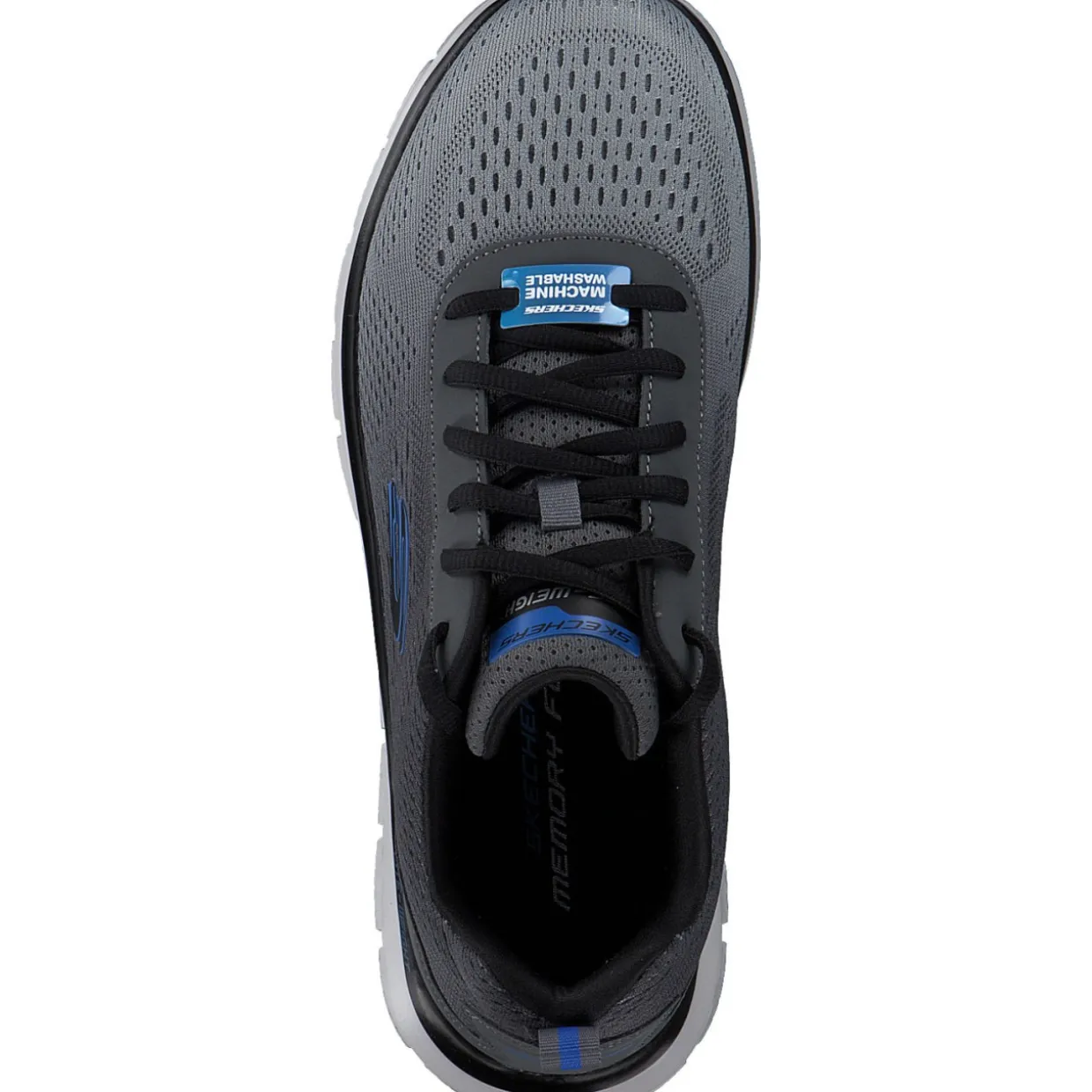 Skechers 232399, Sneakers Low, Herren, Grau/Blau