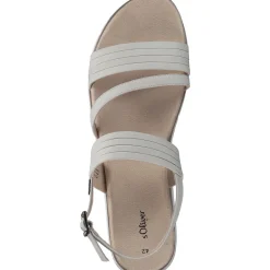 s. Oliver 28715, Keilsandaletten, Damen, beige
