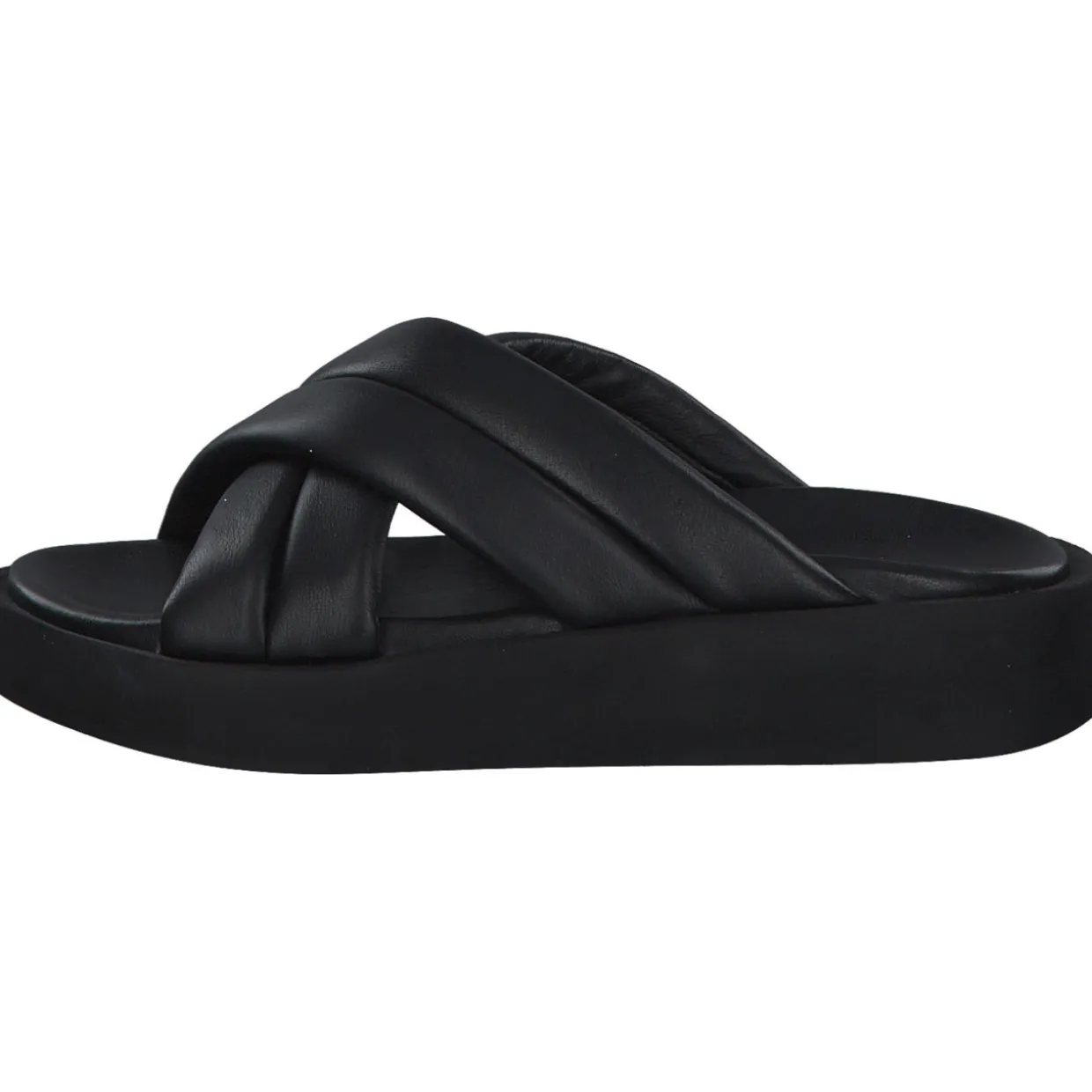 s. Oliver 27207, Plateau-Pantoletten, Damen, black