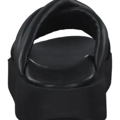 s. Oliver 27207, Plateau-Pantoletten, Damen, black