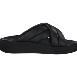 s. Oliver 27207, Plateau-Pantoletten, Damen, black