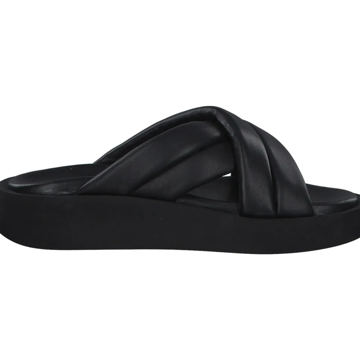 s. Oliver 27207, Plateau-Pantoletten, Damen, black