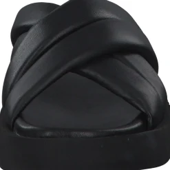 s. Oliver 27207, Plateau-Pantoletten, Damen, black