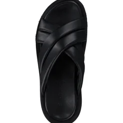s. Oliver 27207, Plateau-Pantoletten, Damen, black