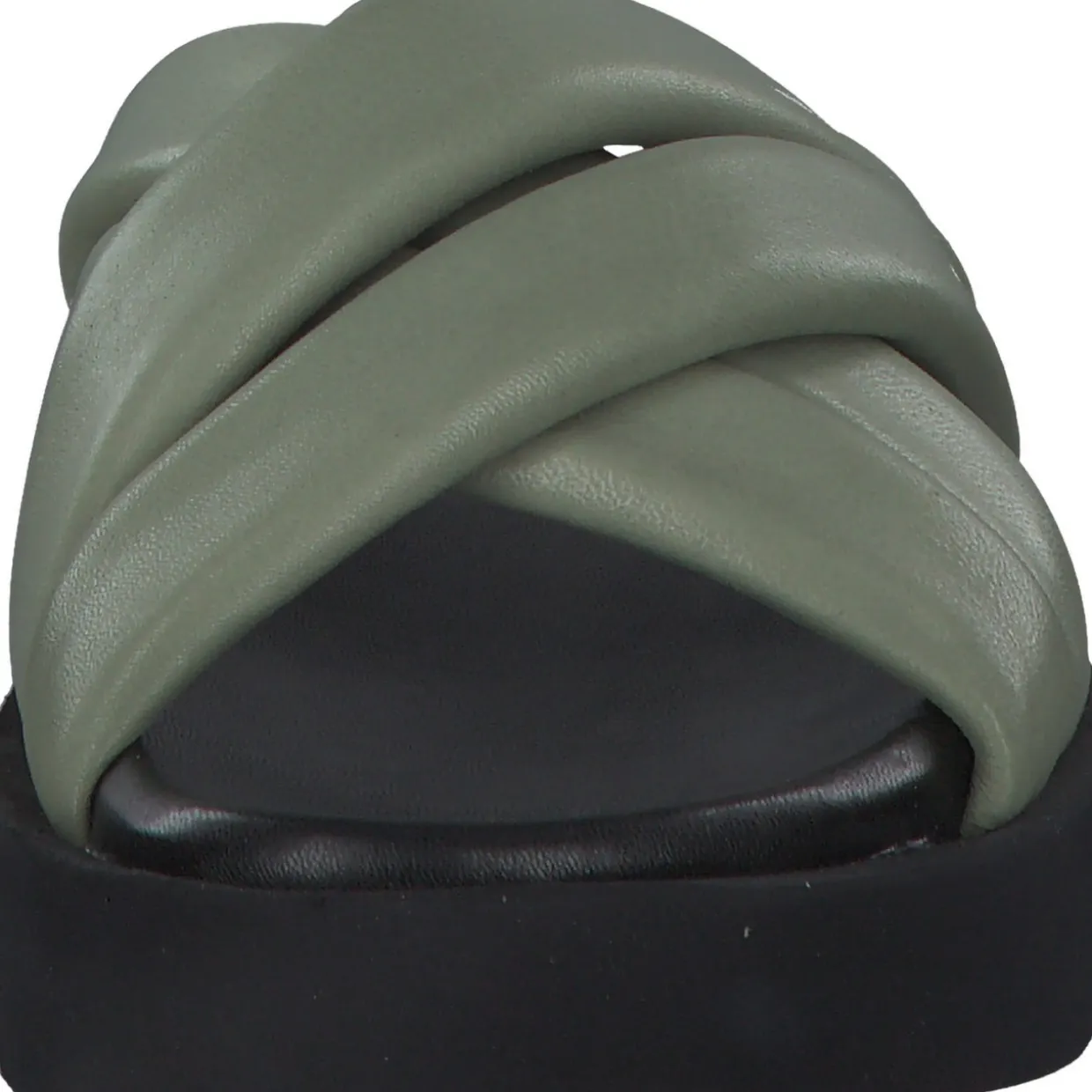 s. Oliver 27207, Plateau-Pantoletten, Damen, PALE GREEN