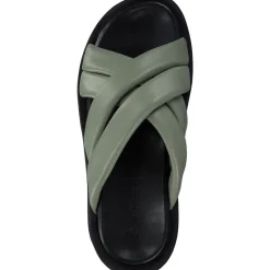 s. Oliver 27207, Plateau-Pantoletten, Damen, PALE GREEN
