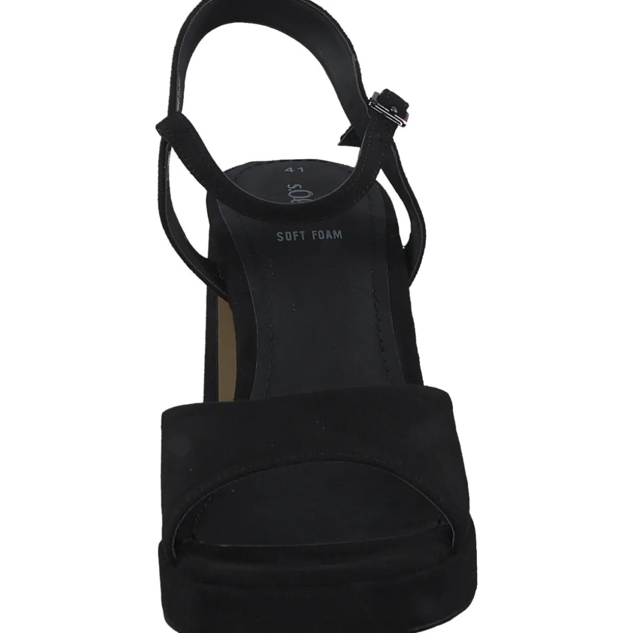 s. Oliver 28319, Plateau-Sandaletten, Damen, black