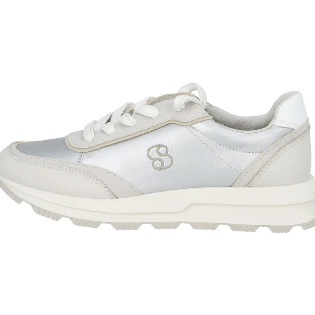 s. Oliver 23616, Schnürschuhe, Damen, platinum combi