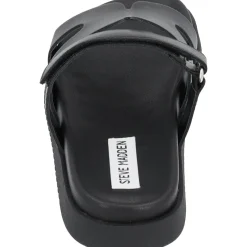 Steve Madden Missile SM11003028, Plateau-Pantoletten, Damen, black