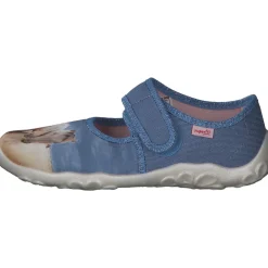 Superfit BONNY 00281, Hausschuhe, Kinder, Blau/mehrfarbig
