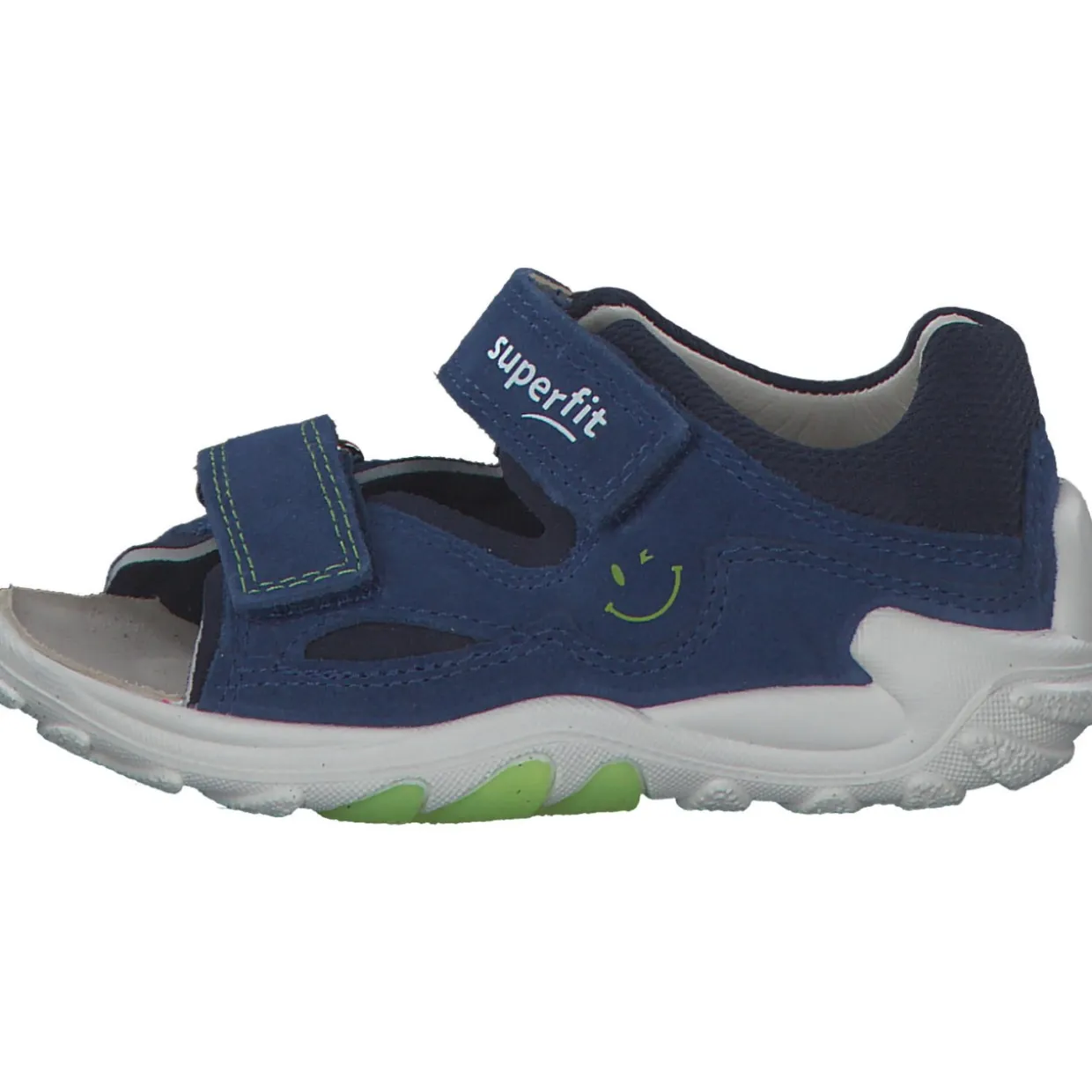 Superfit FLOW 00034, Sandalen (Kinder), Kinder, BLAU/HELLGRÜN