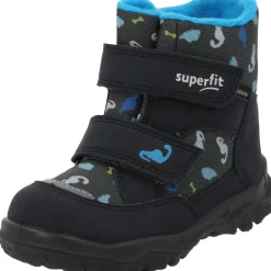 Superfit HUSKY1 006045 M, Lauflernschuhe, Kinder, GRAU/HELLBLAU