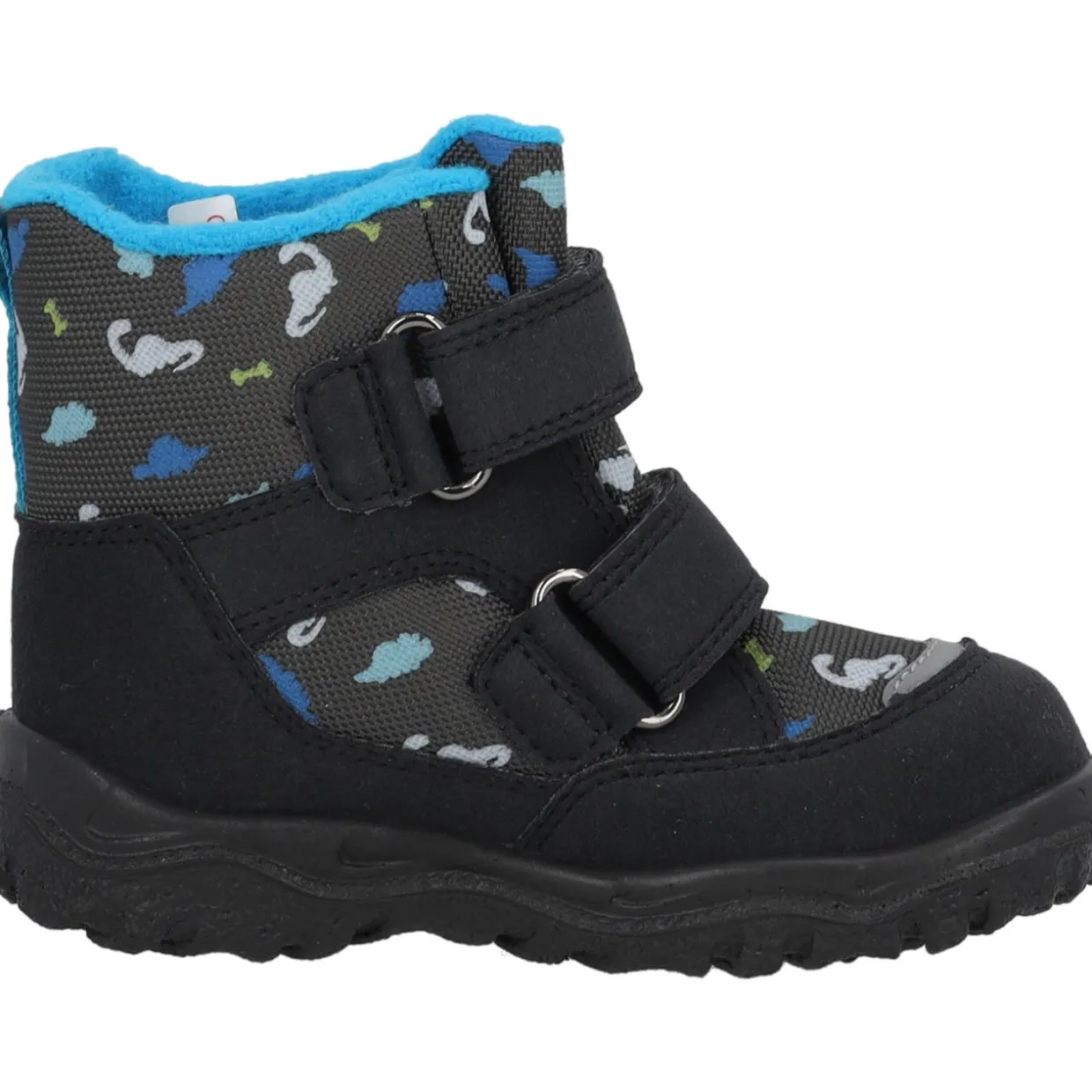Superfit HUSKY1 006045 M, Lauflernschuhe, Kinder, GRAU/HELLBLAU