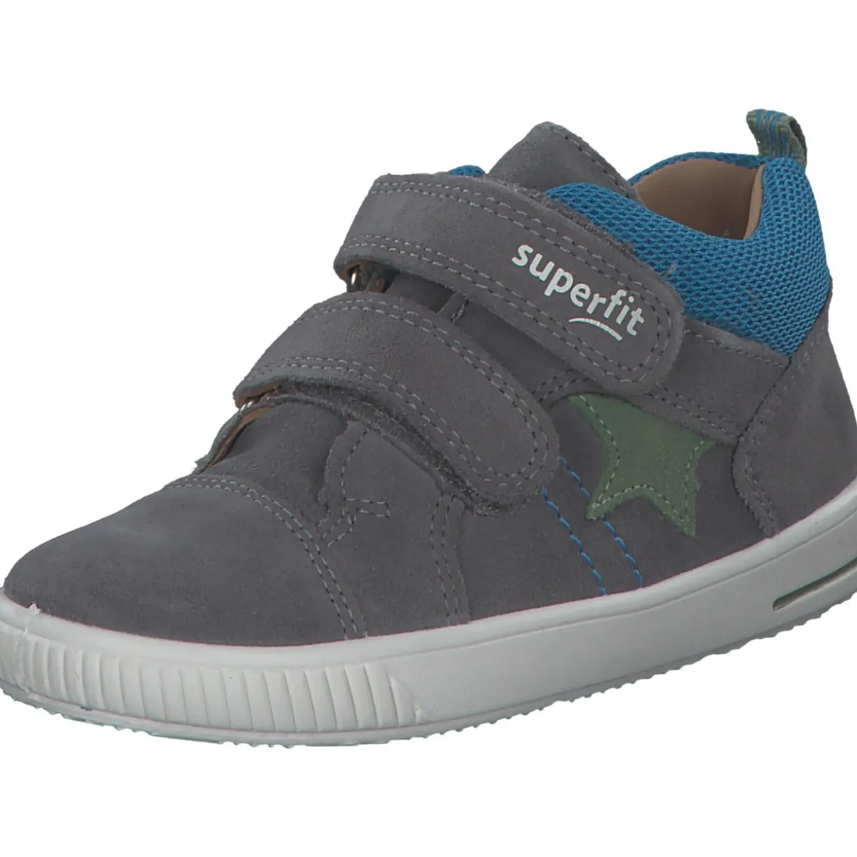 Superfit MOPPY 00352, Lauflernschuhe, Kinder, HELLGRAU/BLAU
