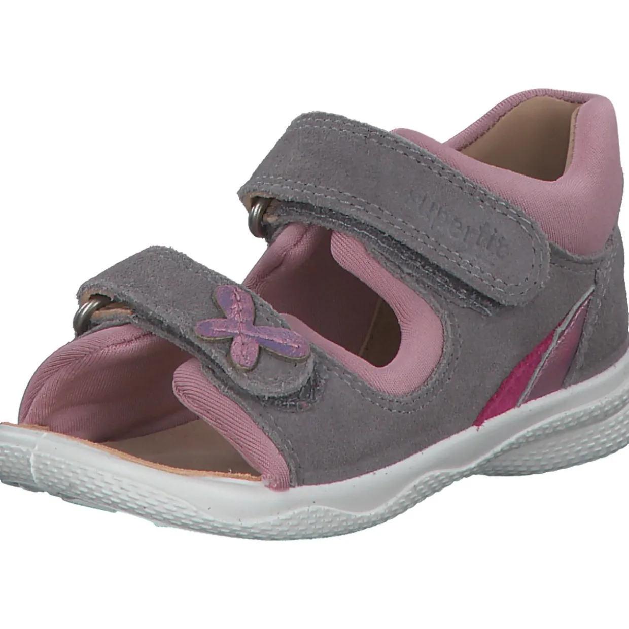 Superfit POLLY 00093, Sandaletten, Kinder, Grau/Rosa