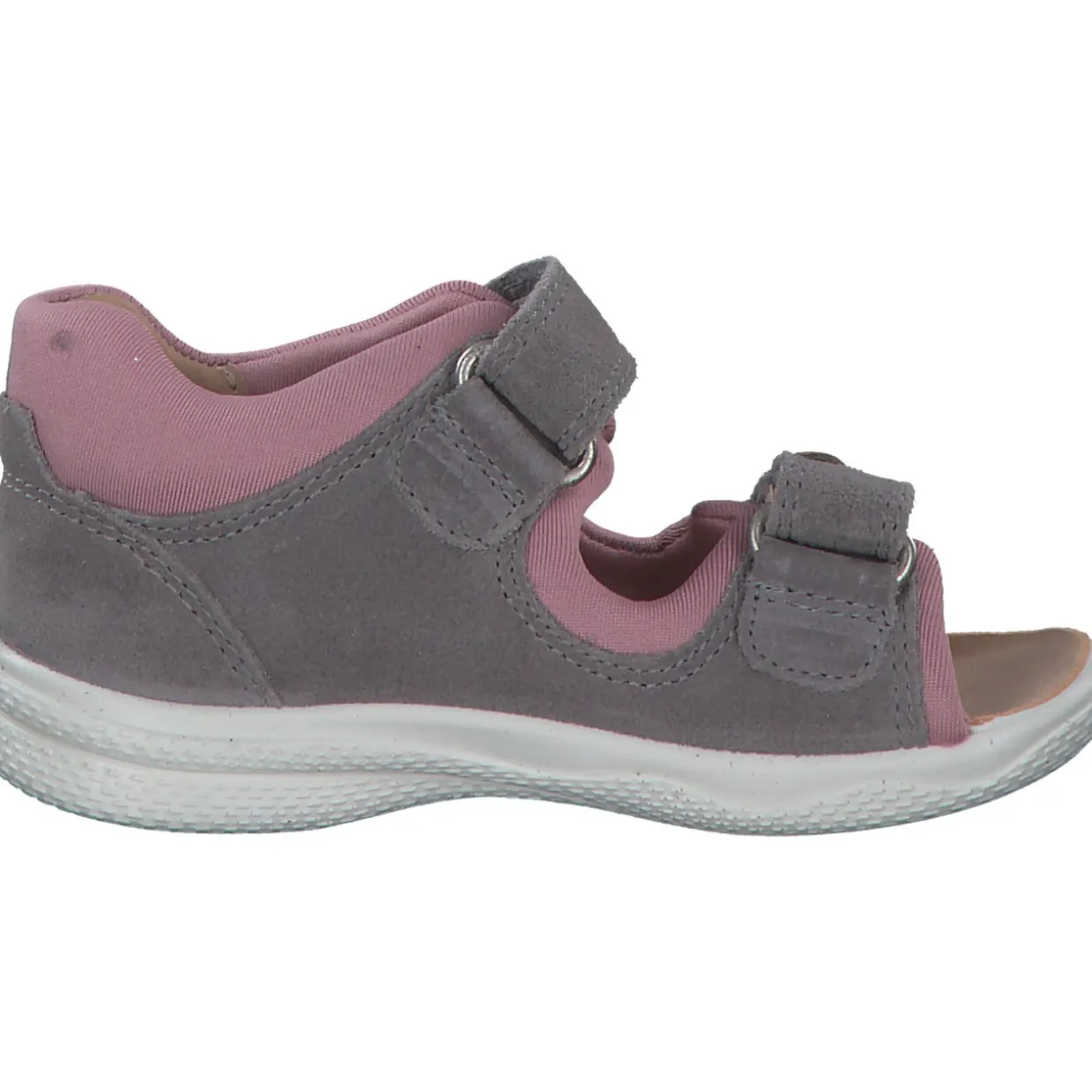 Superfit POLLY 00093, Sandaletten, Kinder, Grau/Rosa