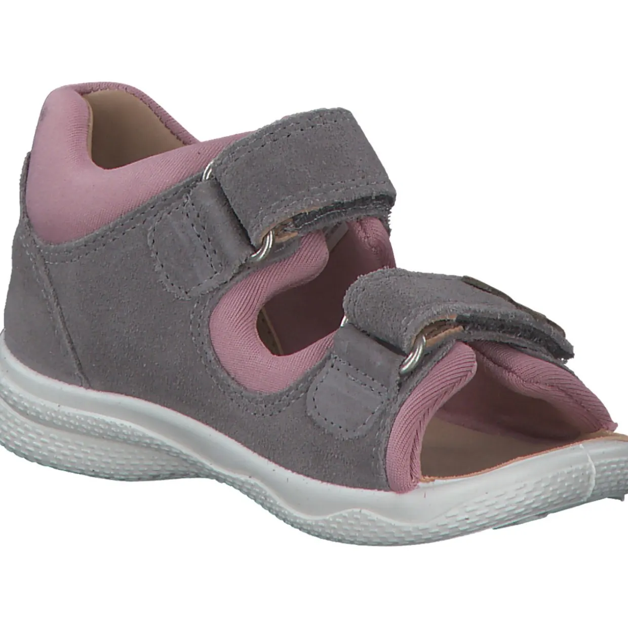 Superfit POLLY 00093, Sandaletten, Kinder, Grau/Rosa