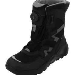 Superfit 1-000403-0000 Schuh Textil, Winterstiefel, Kinder, schwarz/grau