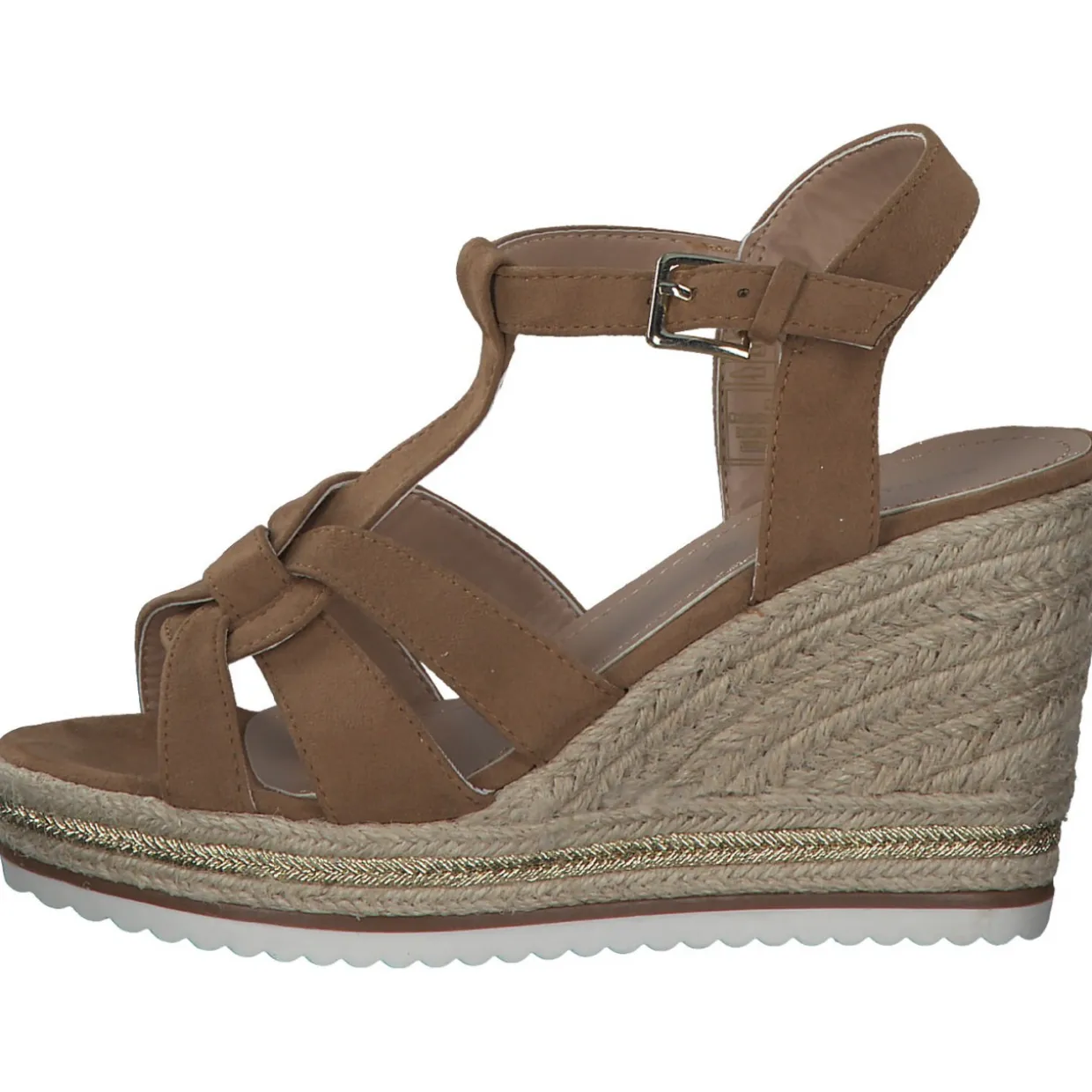Tom Tailor 3290204, Keilsandaletten, Damen, Braun