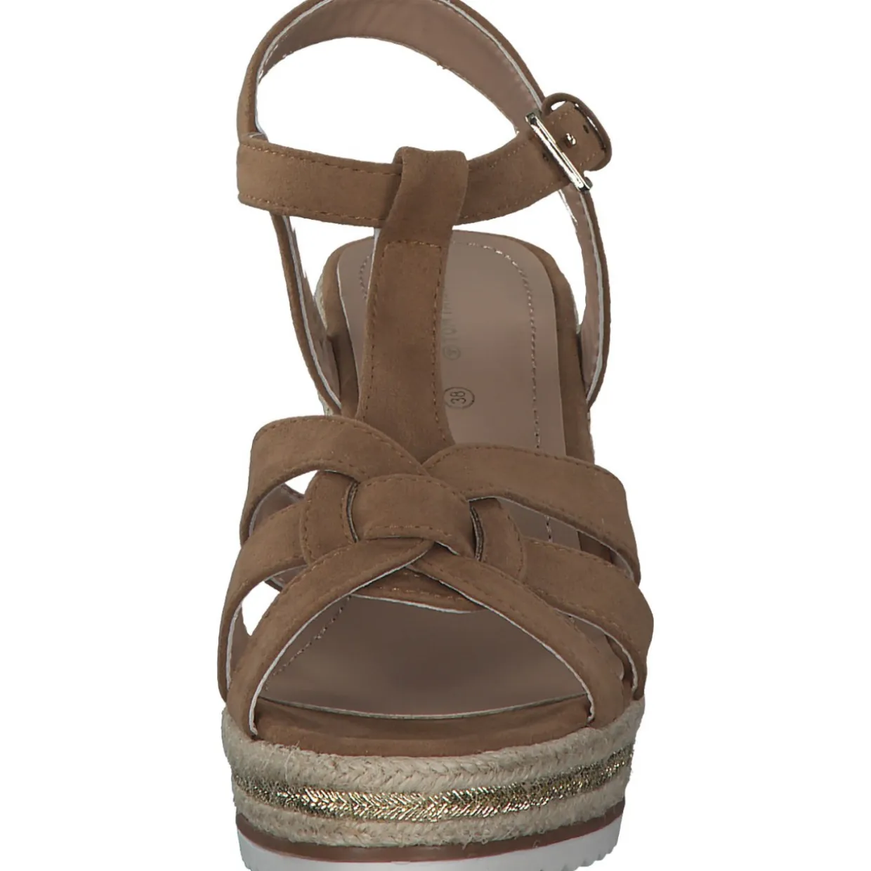 Tom Tailor 3290204, Keilsandaletten, Damen, Braun