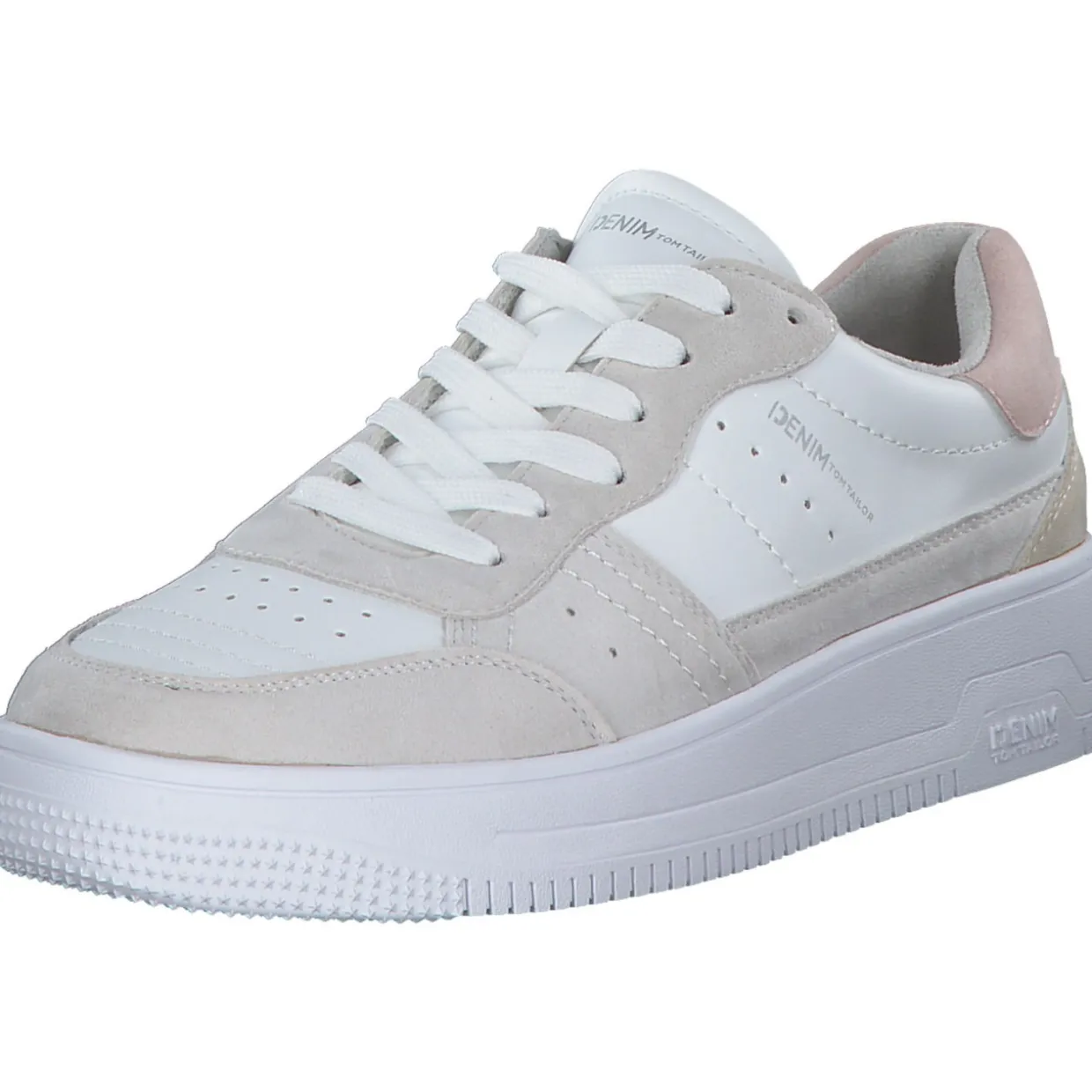 Tom Tailor 5390730004, Schnürschuhe, Damen, White-rose