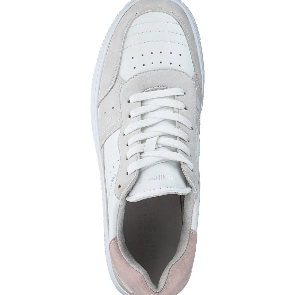 Tom Tailor 5390730004, Schnürschuhe, Damen, White-rose