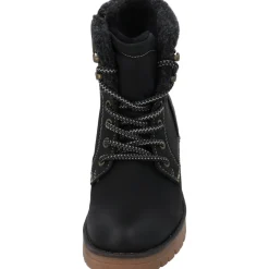Tom Tailor 4290100023, Schnürstiefel, Damen, Black