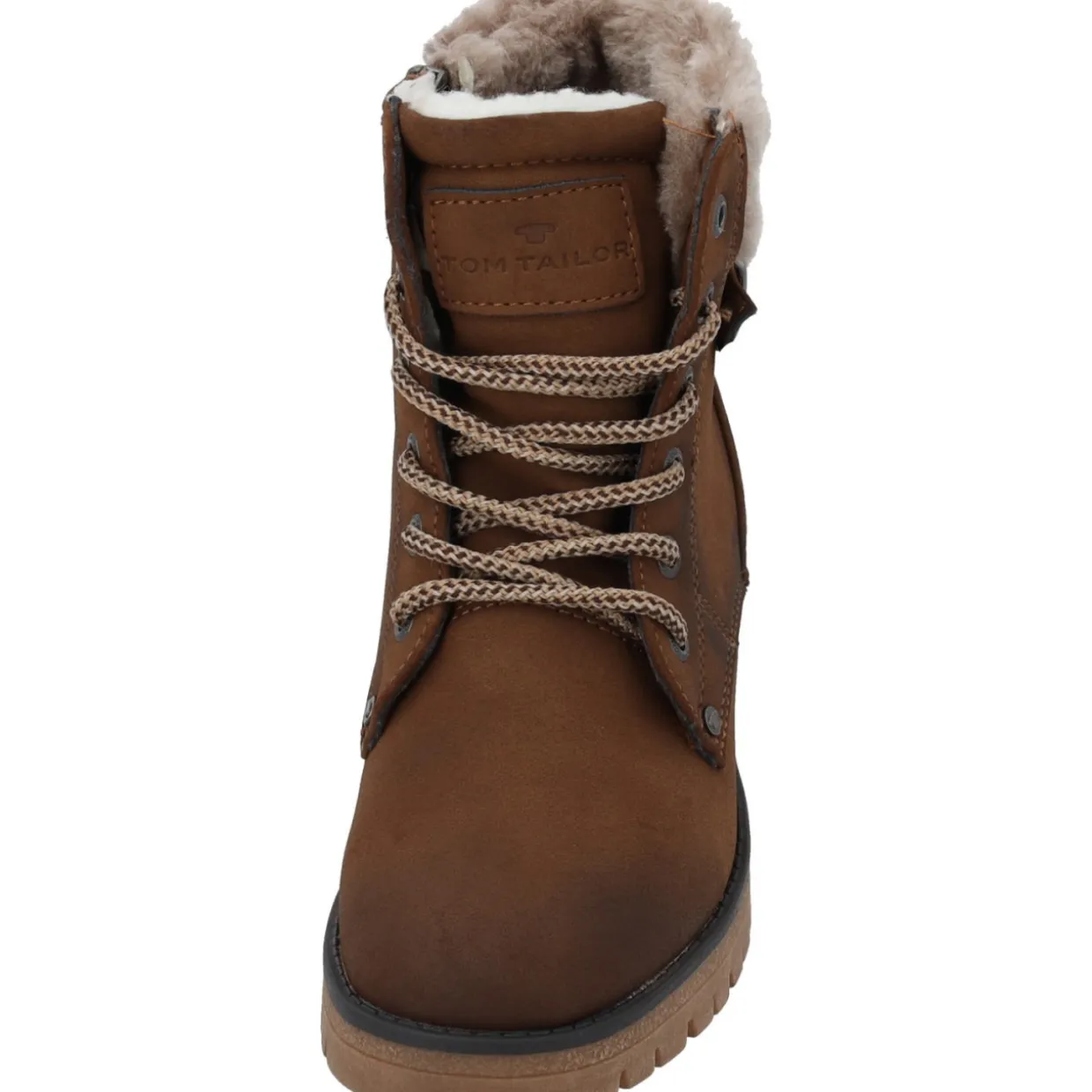 Tom Tailor 4290100014, Schnürstiefel, Damen, whisky