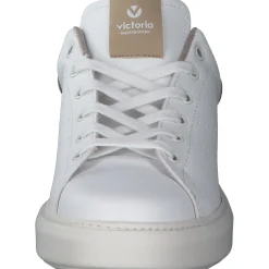 Viktoria 1263101, Sneakers Low, Damen, Beige/Weiß
