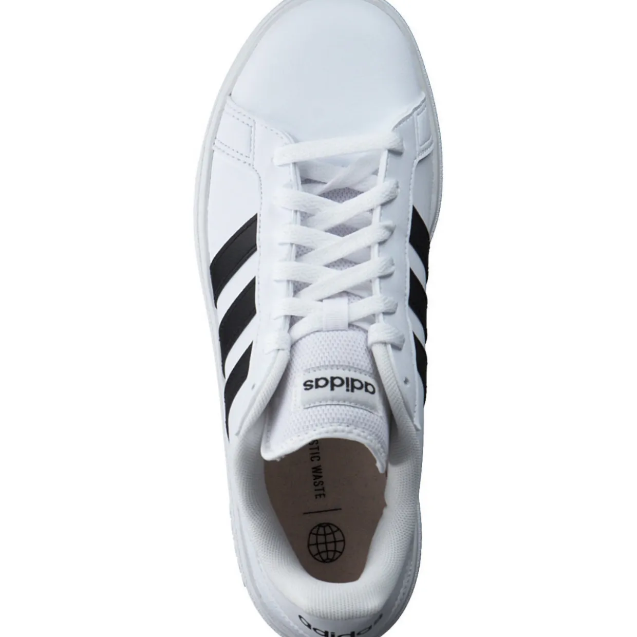 Adidas Core Grand Court Base 2 W, Sneakers Low, Damen, Schwarz