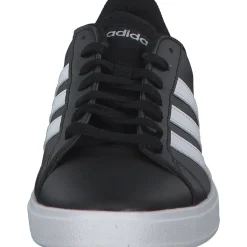 Adidas Grand Court Base 2.0 W, Schnürschuhe, Damen, black/white/black
