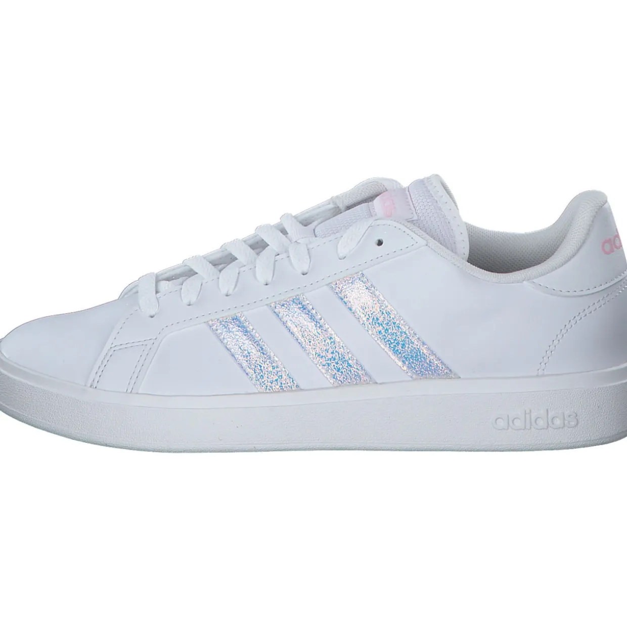 Adidas Grand Court Base 2.0 W, Schnürschuhe, Damen, white/white/clear pink