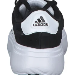 Adidas Grand Court Platform Suede, Schnürschuhe, Damen, Schwarz