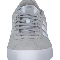 Adidas VL Court 3.0 W, Schnürschuhe, Damen, grey two/white/silver met