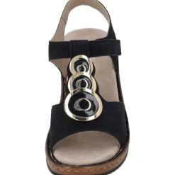 Ara Key West 20301, Plateau-Sandaletten, Damen, Blau